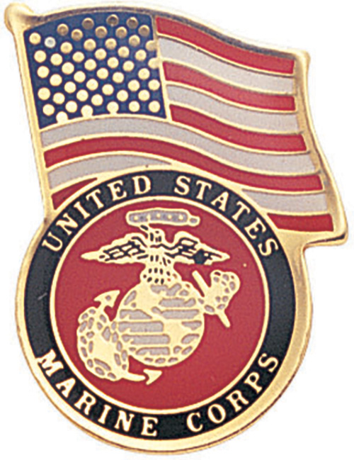 U.S. Marines Flag Pin