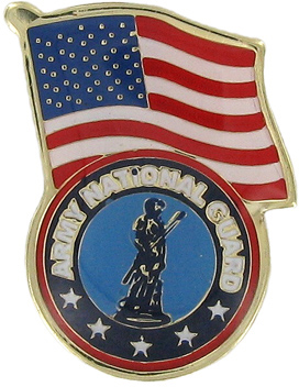 National Guard Flag Pin