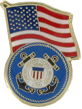 Coast Guard Flag Pin