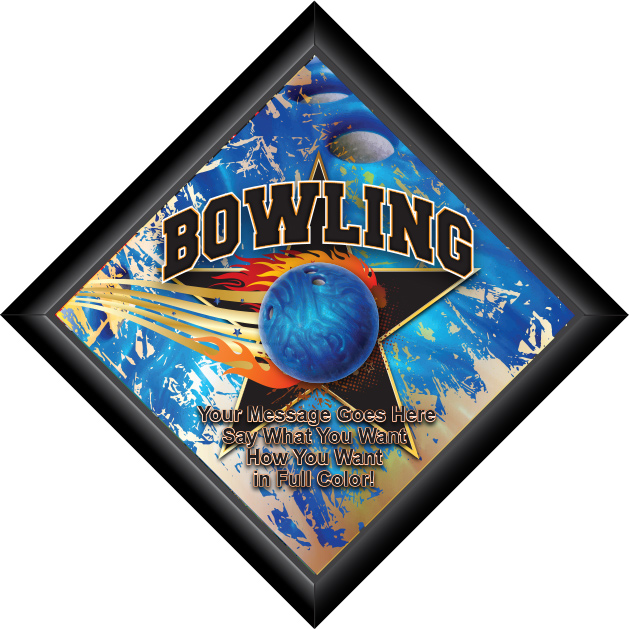 Diamond Plaque- Bowling