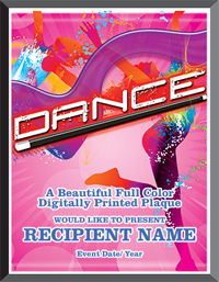 Dance Graphix Plaque