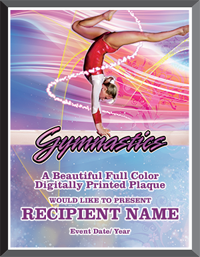 Gymnastics Graphix Plaque
