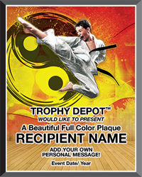 Martial Arts Graphix Plaque