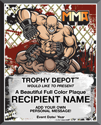 Mixed Martial Arts Graphix Plaque