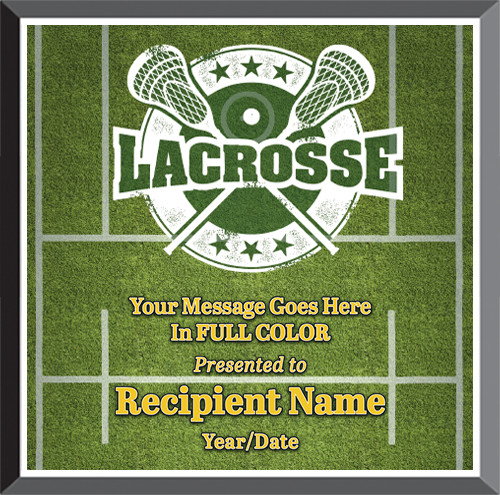 Lacrosse Square Graphix Plaque