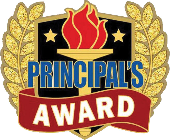 Wreath & Torch Scholastic Enamel Pin- Principal's Award