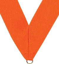 Orange Neck Ribbon - Trophy Depot