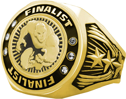 Gold Bright Star Champion Ring