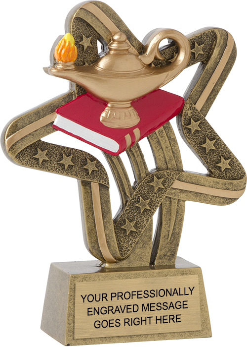Knowledge Stars and Stripes Resin Trophy