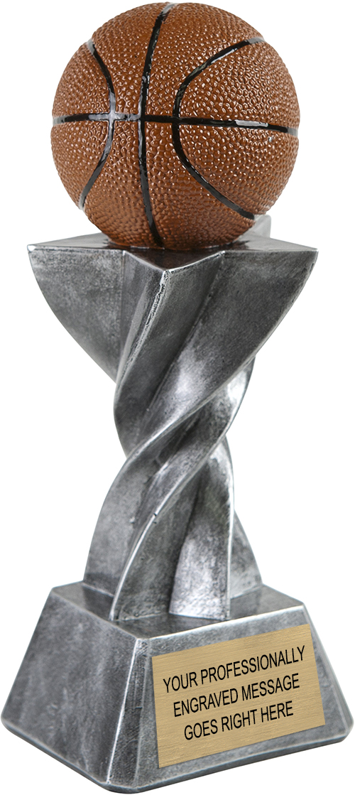 Basketball Cyclone Resin Trophy 