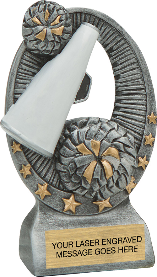 Cheer Star Bright Resin Trophy