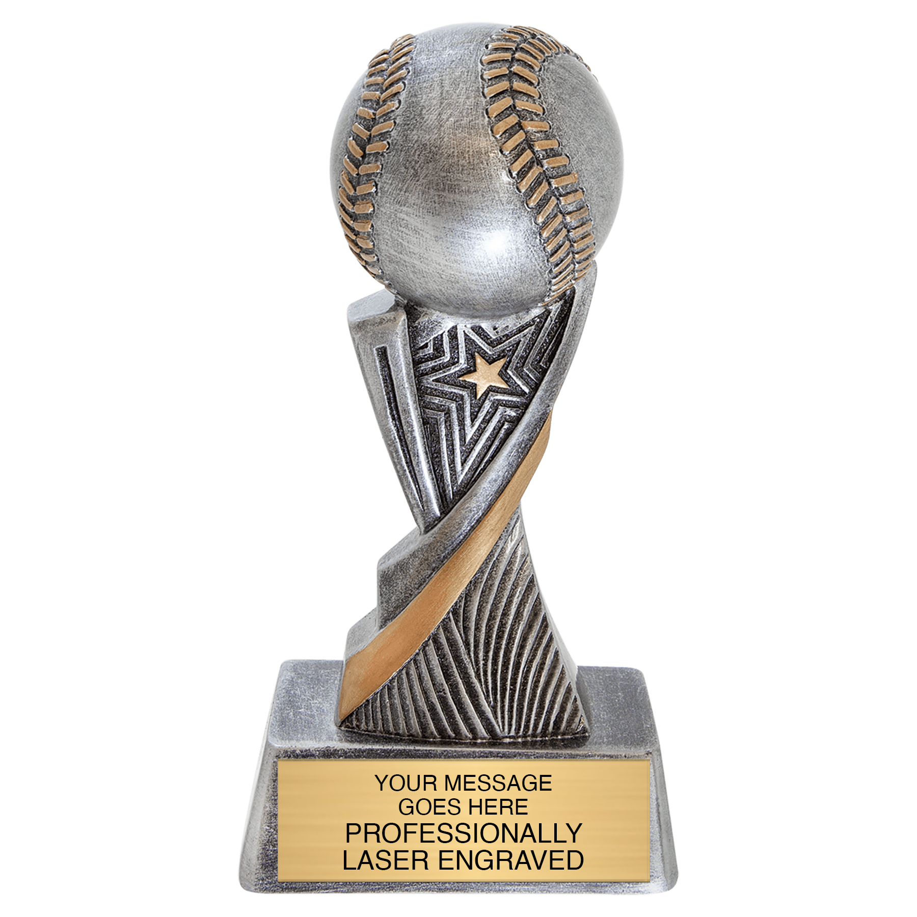 Baseball Aspire Resin Trophy - 6 inch