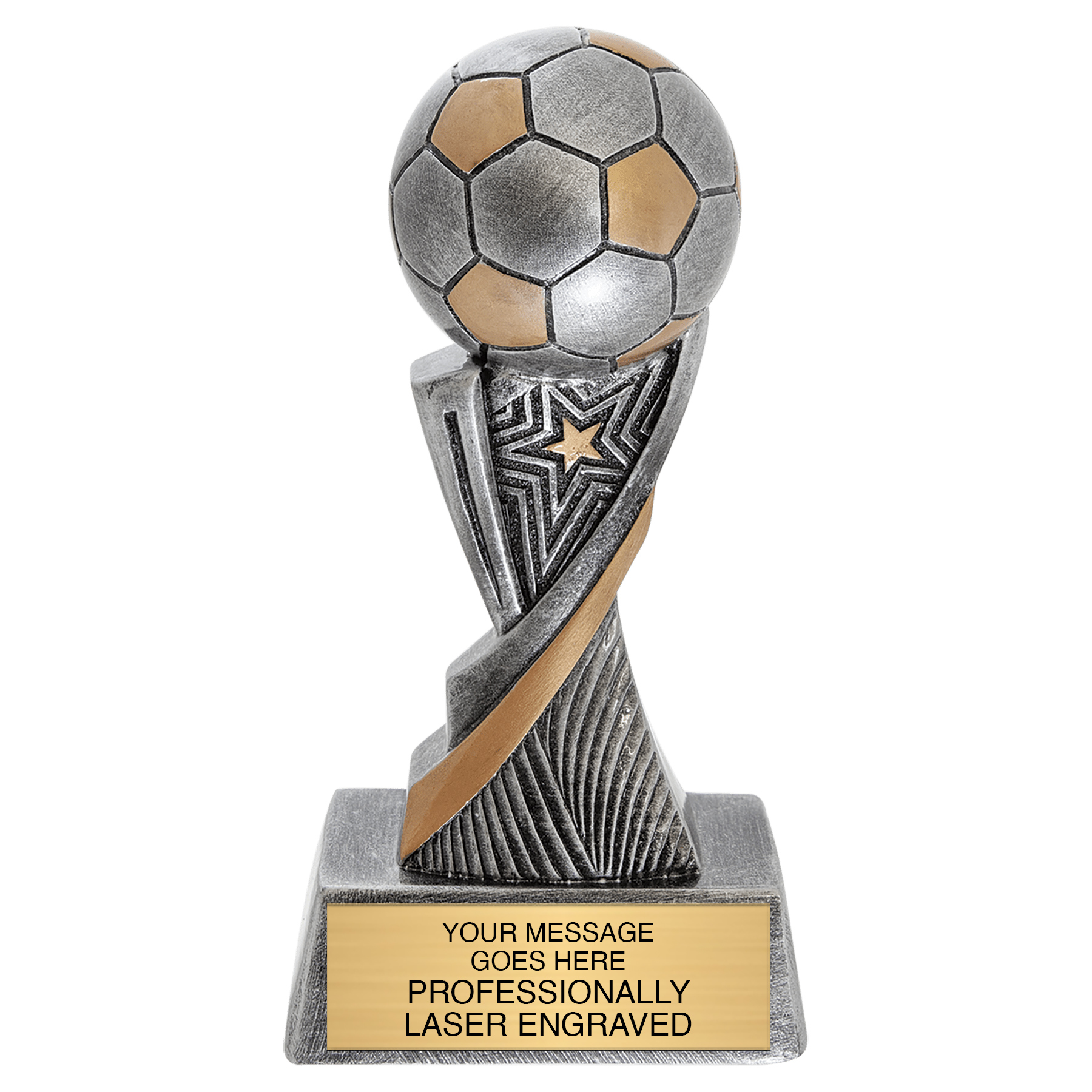 Soccer Aspire Resin Trophy - 6 inch