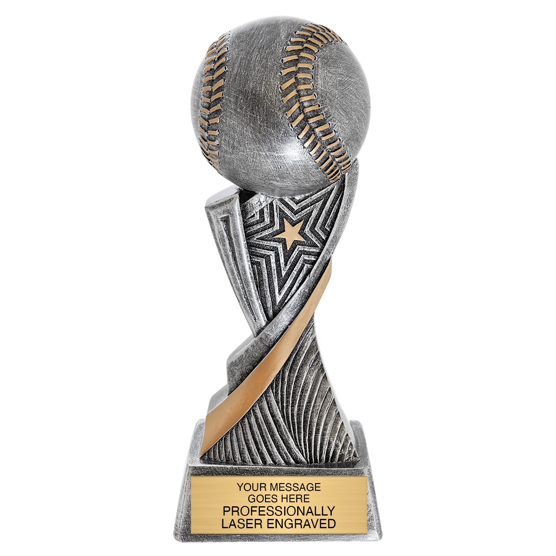 Baseball Aspire Resin Trophy - 8 inch