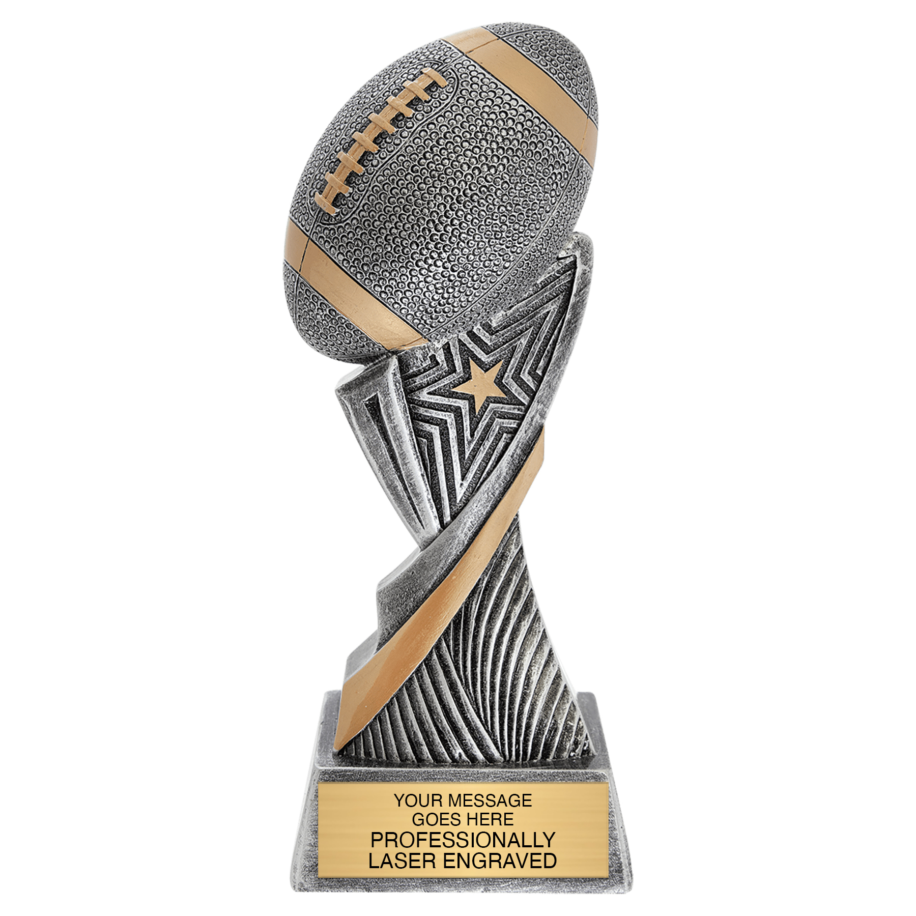 Football Aspire Resin Trophy - 8 inch