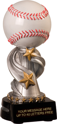Baseball Encore Resin Trophy