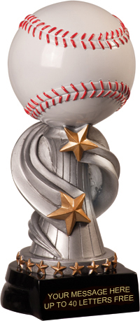Baseball Encore Resin Trophy