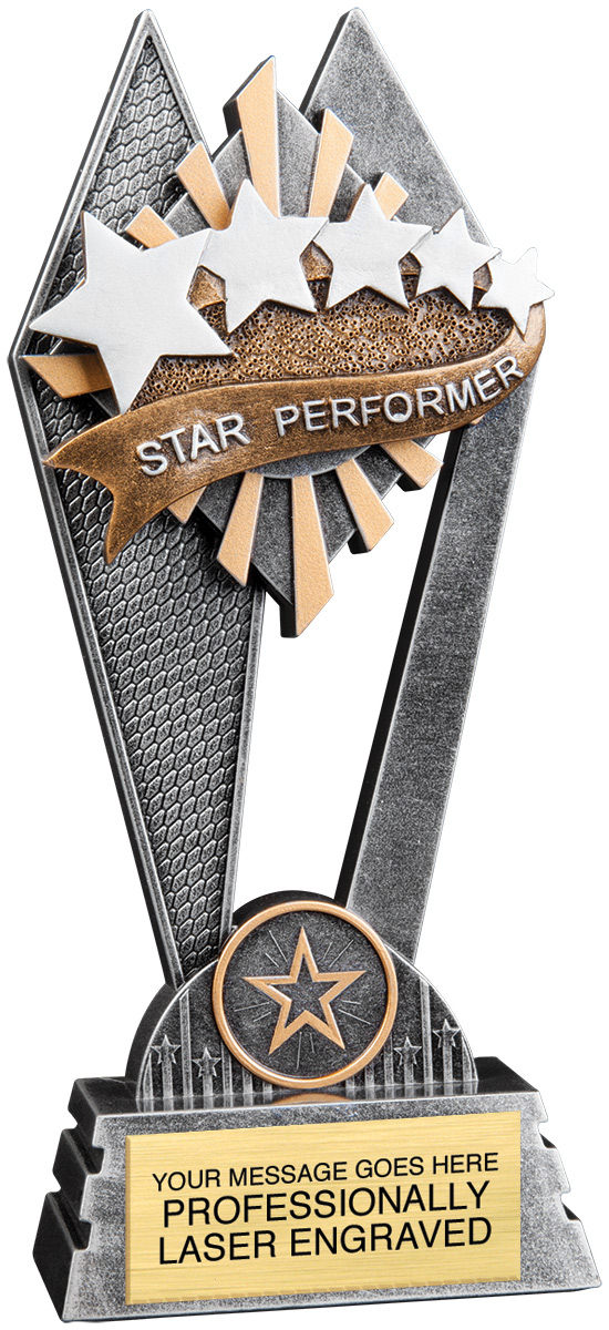 Star Performer Sun Ray Trophy - 8 inch