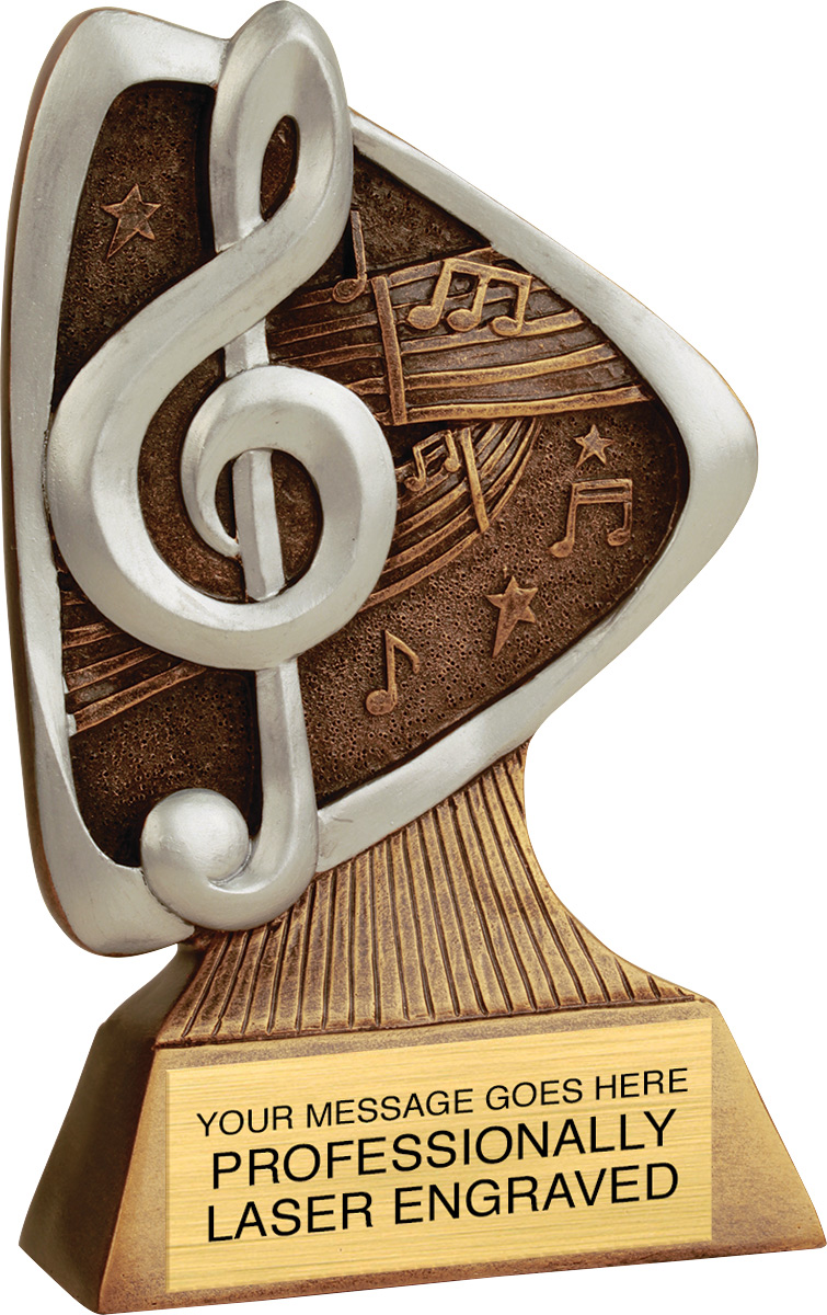 Music Triad Resin Trophy