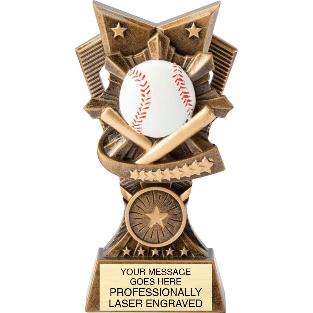 Baseball 3D Resin Sculpture Trophies