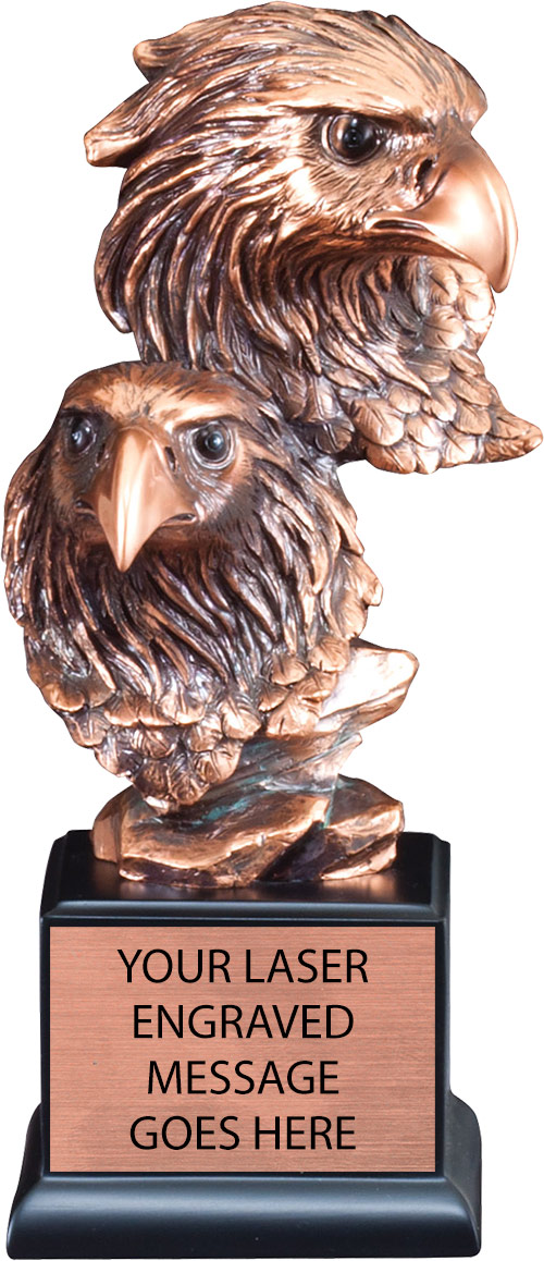 Double Eagle Resin Trophy