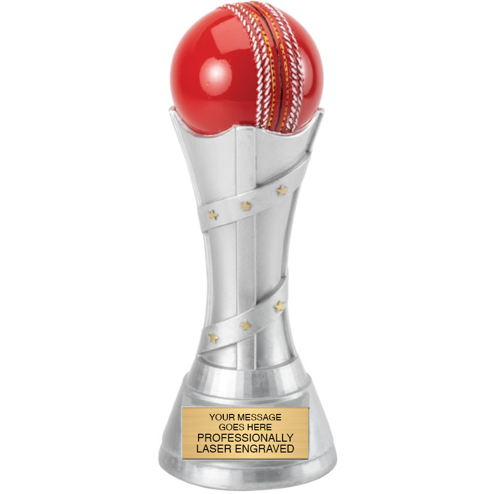 Cricket Victory Tower Resin Awards - 11 inch