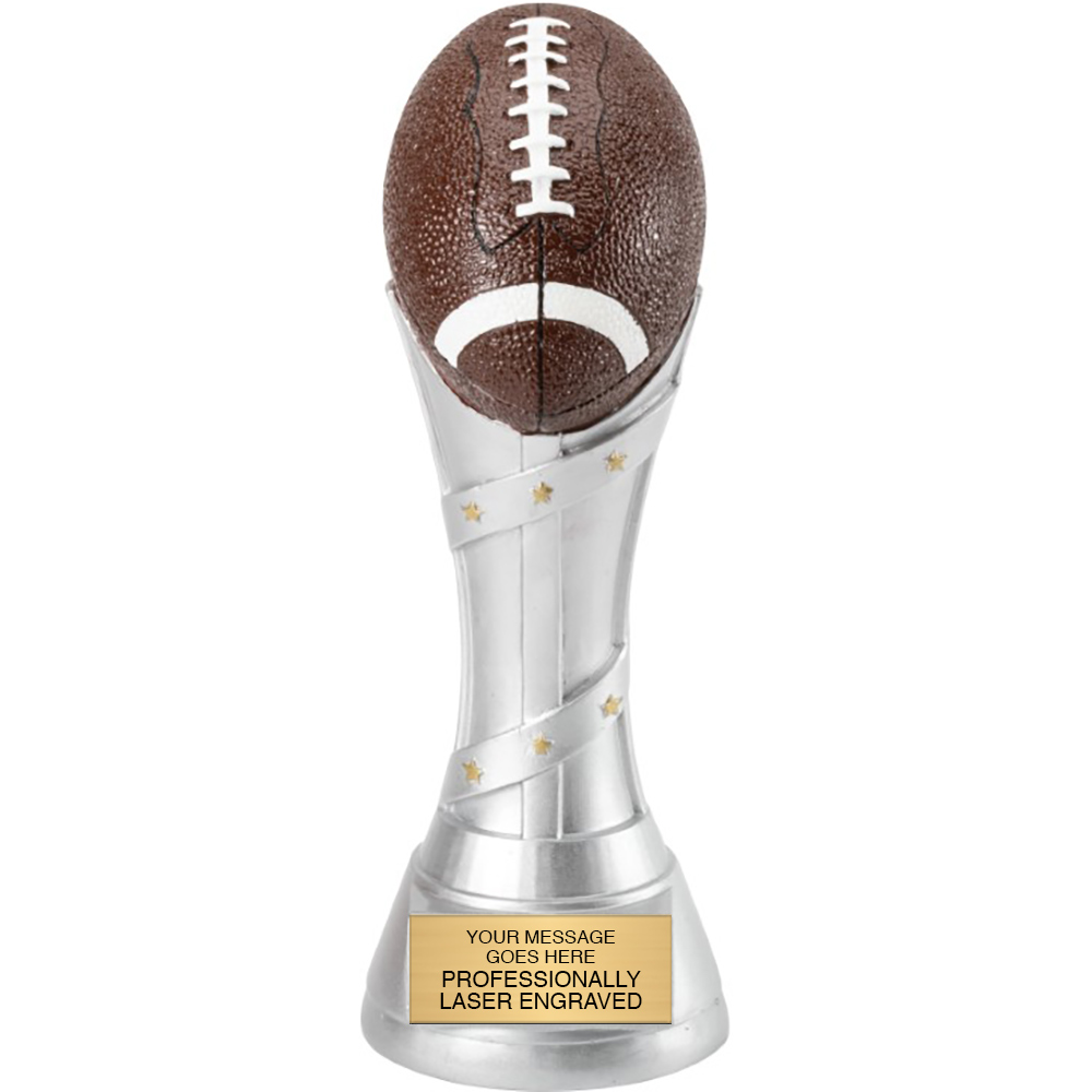 Football Victory Tower Resin Awards - 11 inch