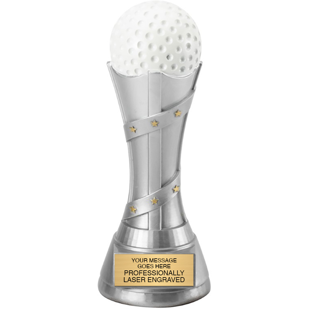 Golf Victory Tower Resin Awards - 11 inch