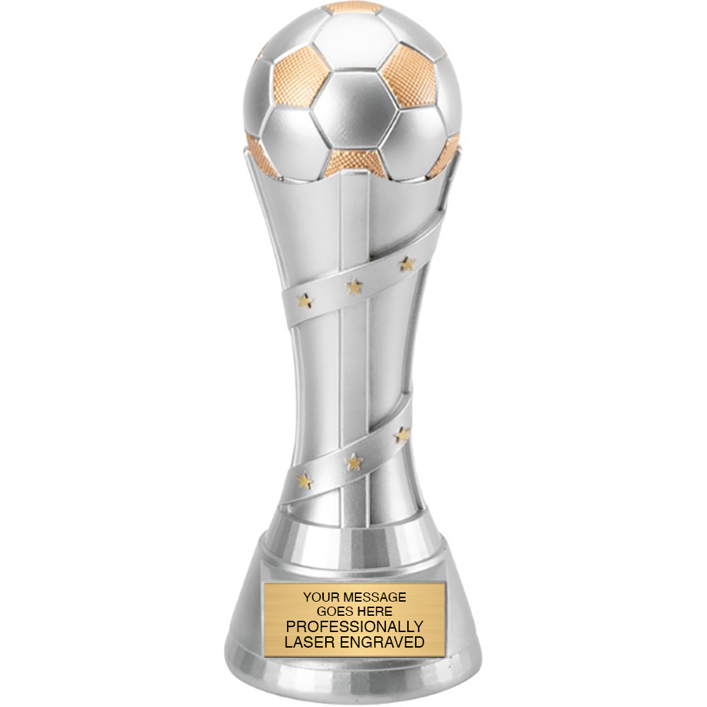 Soccer Victory Tower Resin Awards - 11 inch