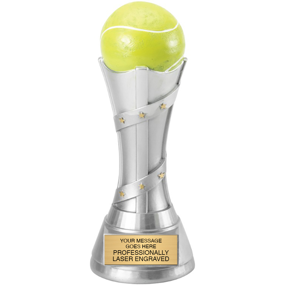 Tennis Victory Tower Resin Awards - 11 inch