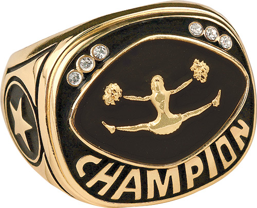 Cheer Champion Ring- Gold