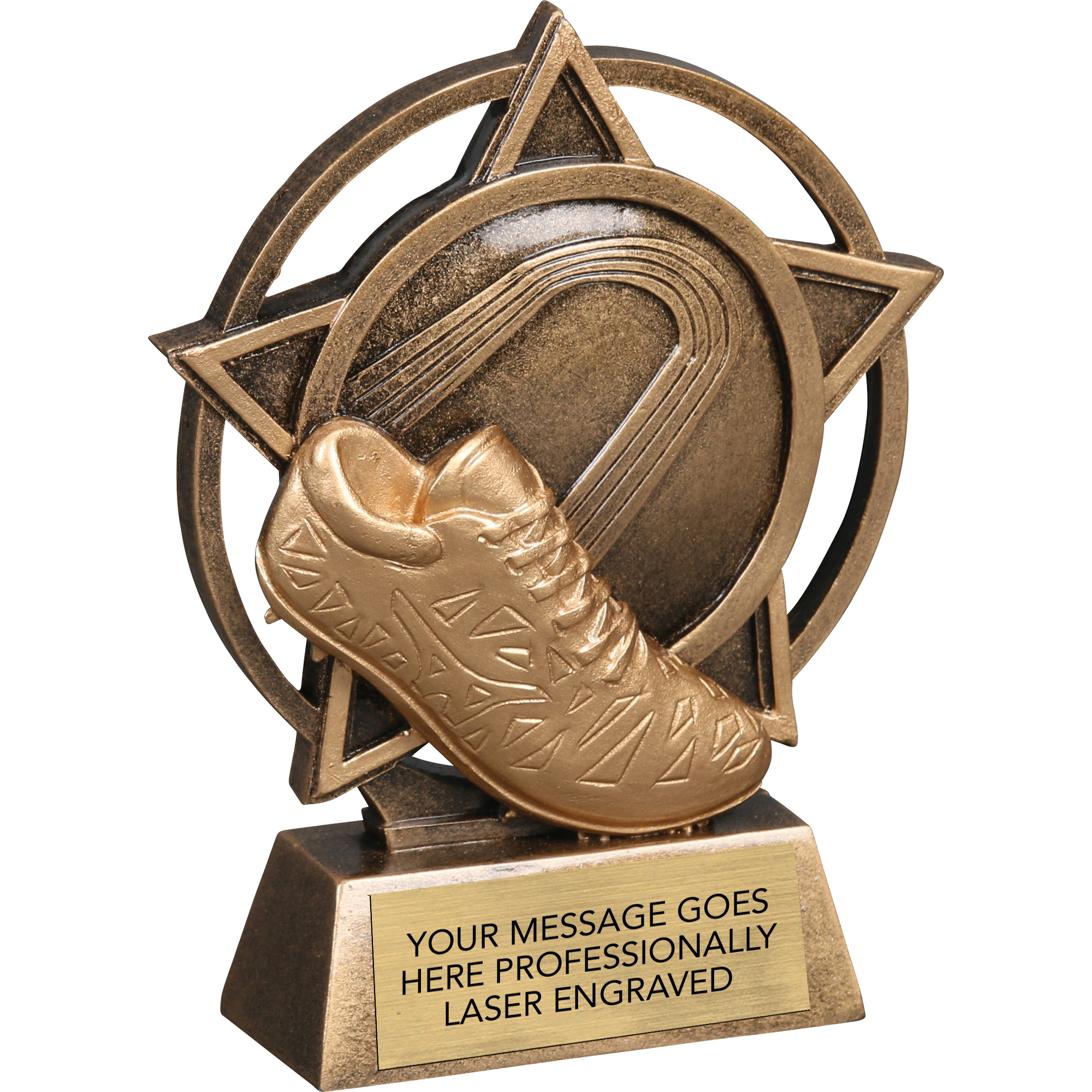Track Orbit Resin Sculpture Trophy