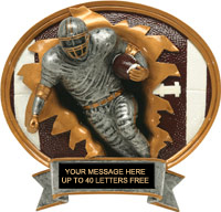 Football Sport Blaster Resin Trophy