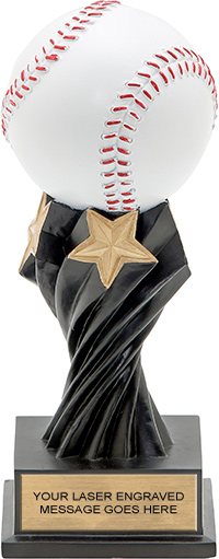 Baseball Twister Resin Trophy