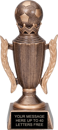 Soccer Crown Resin Trophy