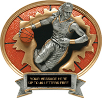 Basketball Female Sport Blaster Resin Trophy