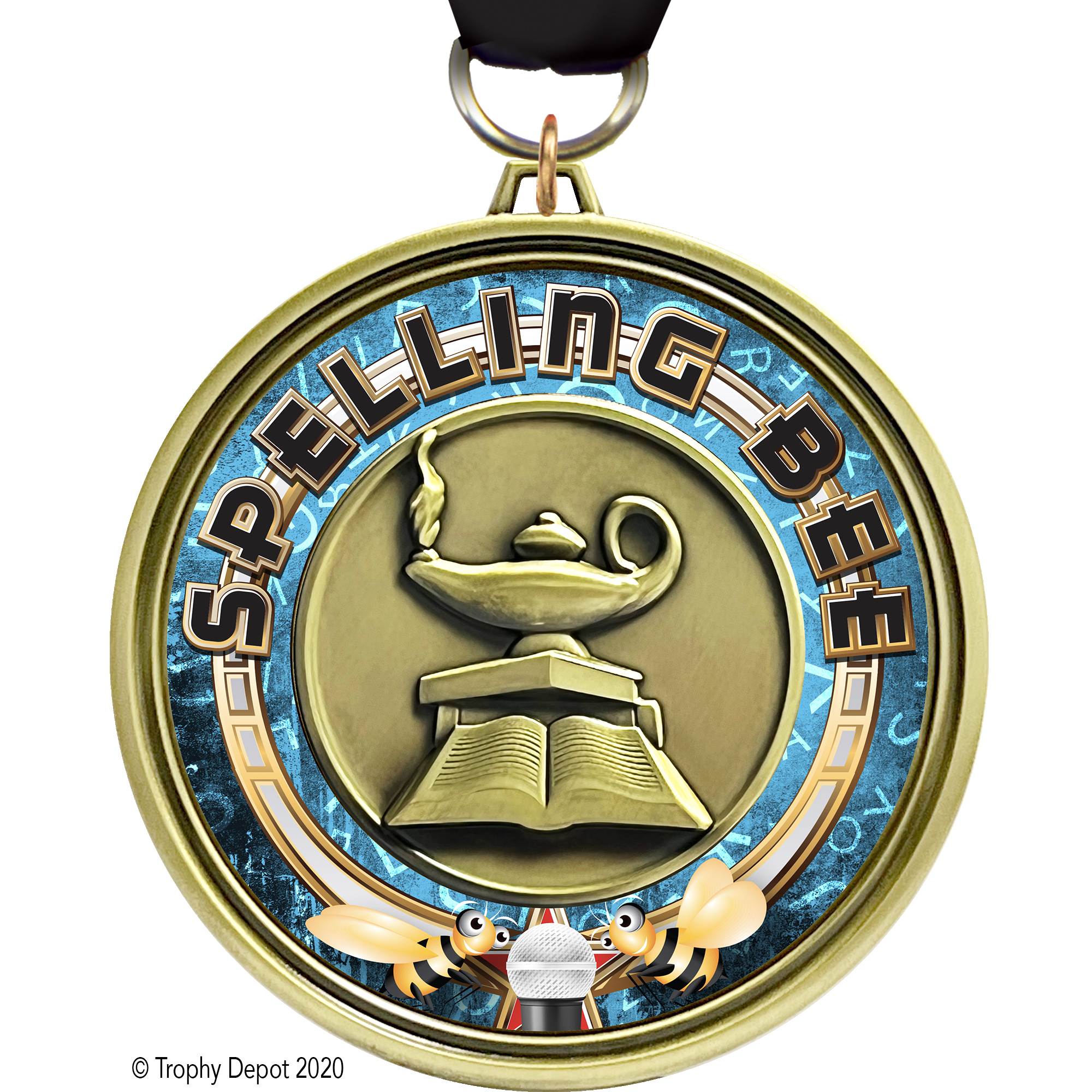 3 inch Eclipse Insert Medal - Spelling Bee