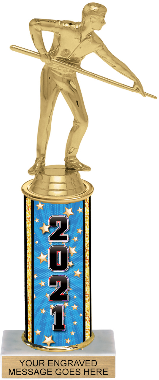 Comic Stars Column Trophy Year - 10 inch