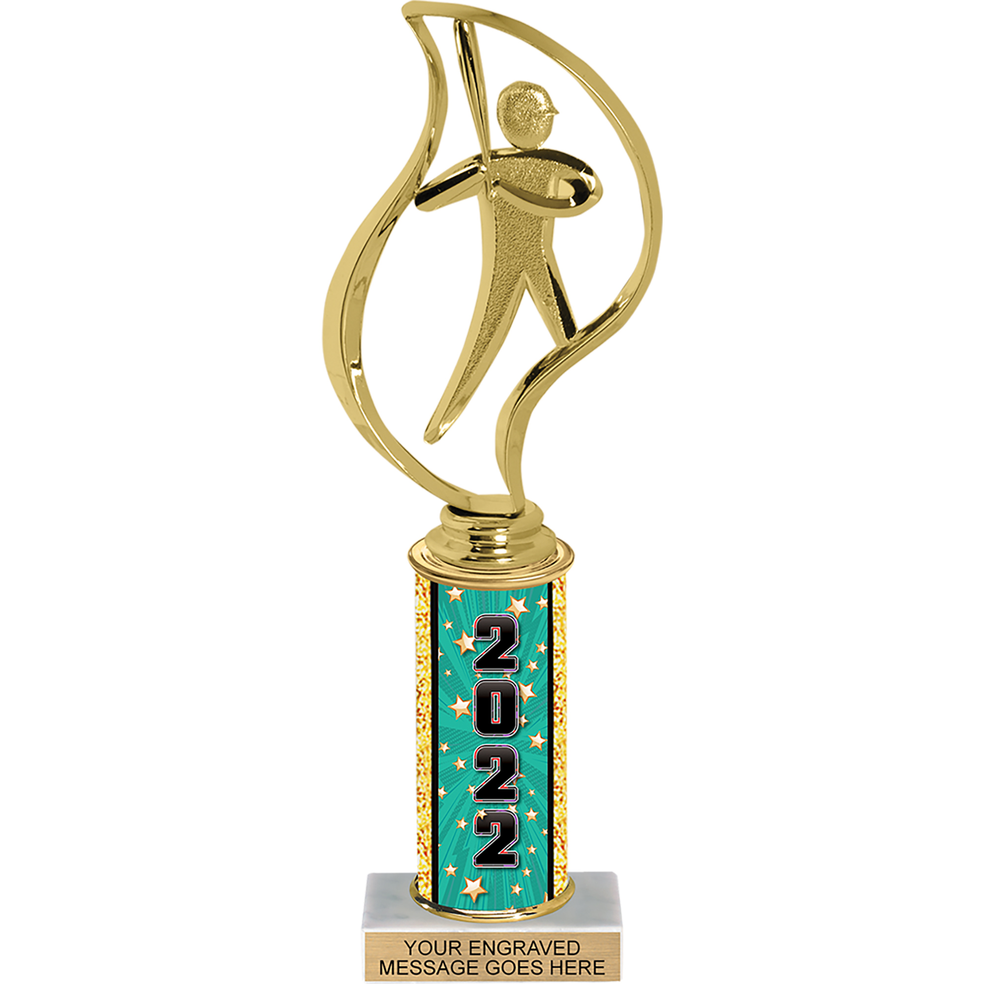 Year Comic Stars Column Trophy - 10 inch