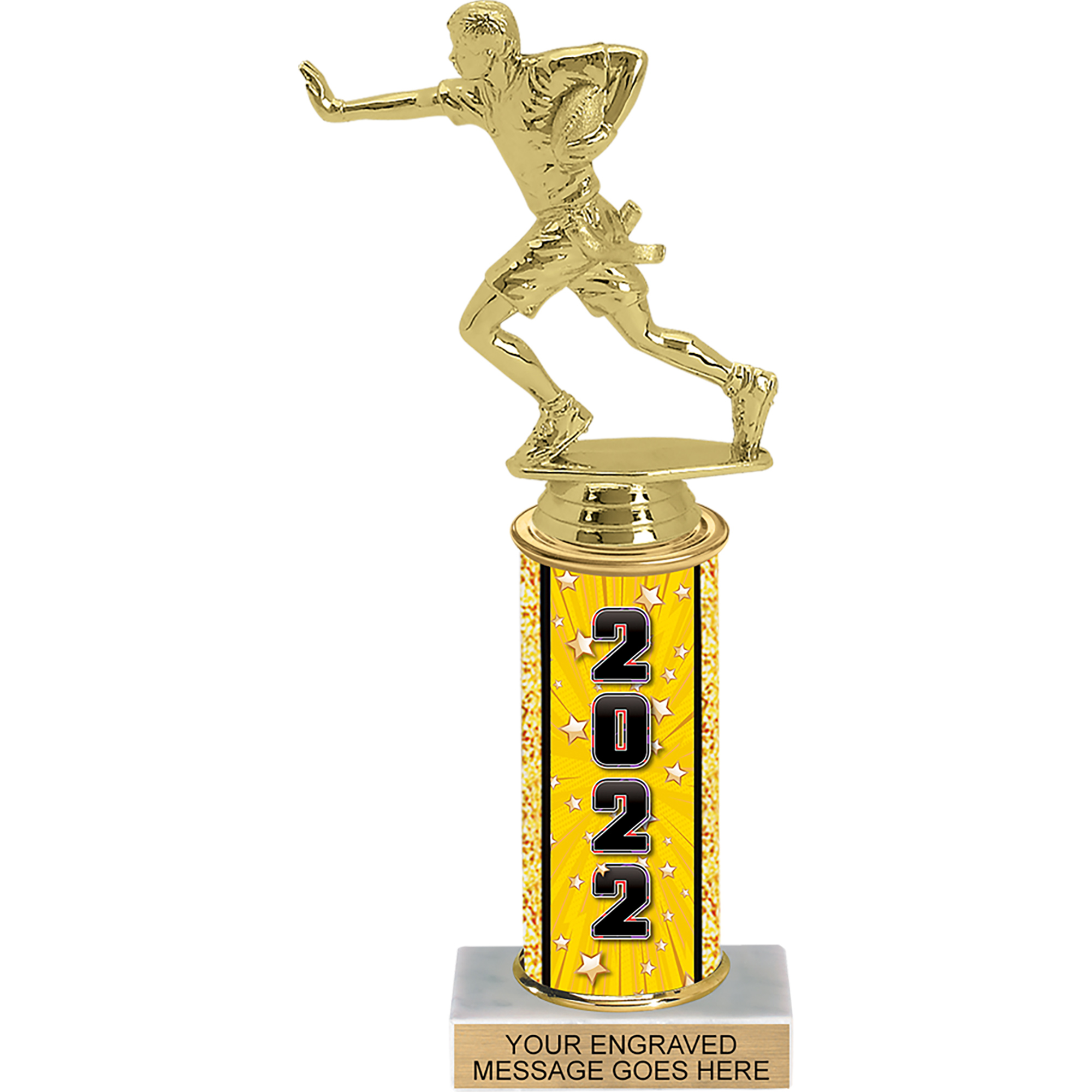 10 inch Year Comic Stars Column Trophy