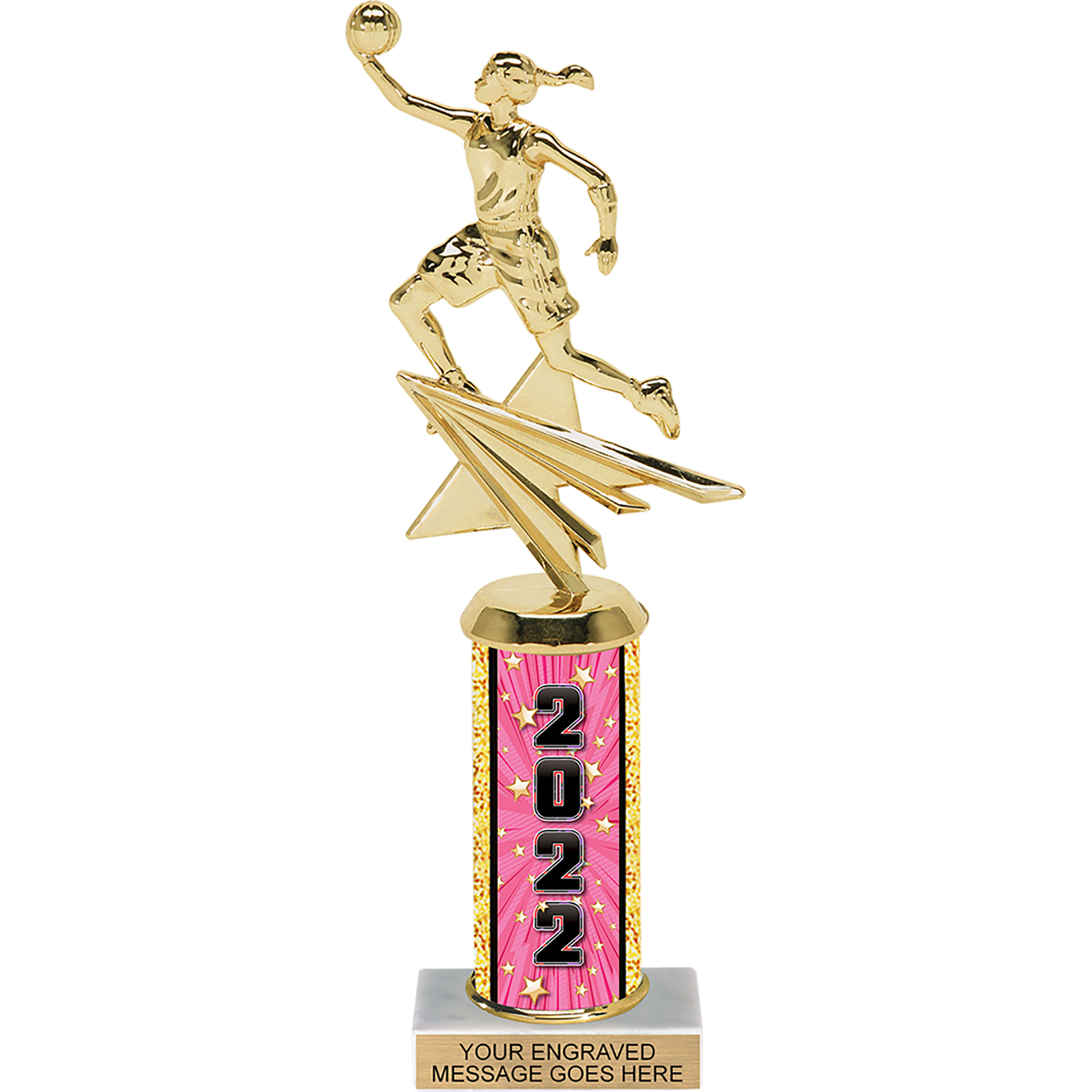 Year Exclusive Comic Stars Column Trophy - 10 inch