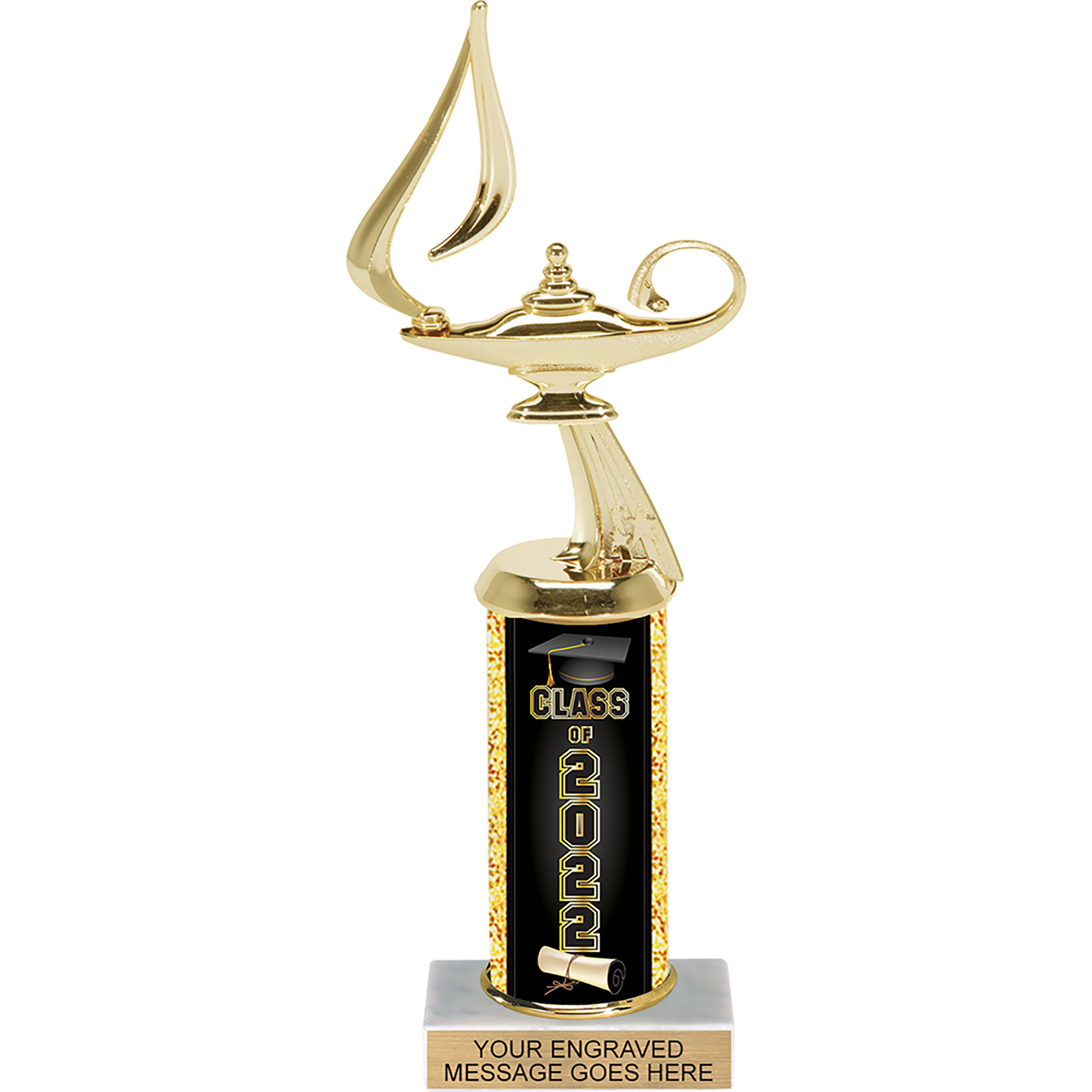 Trophy with Class of 2022 Column - 10 inch