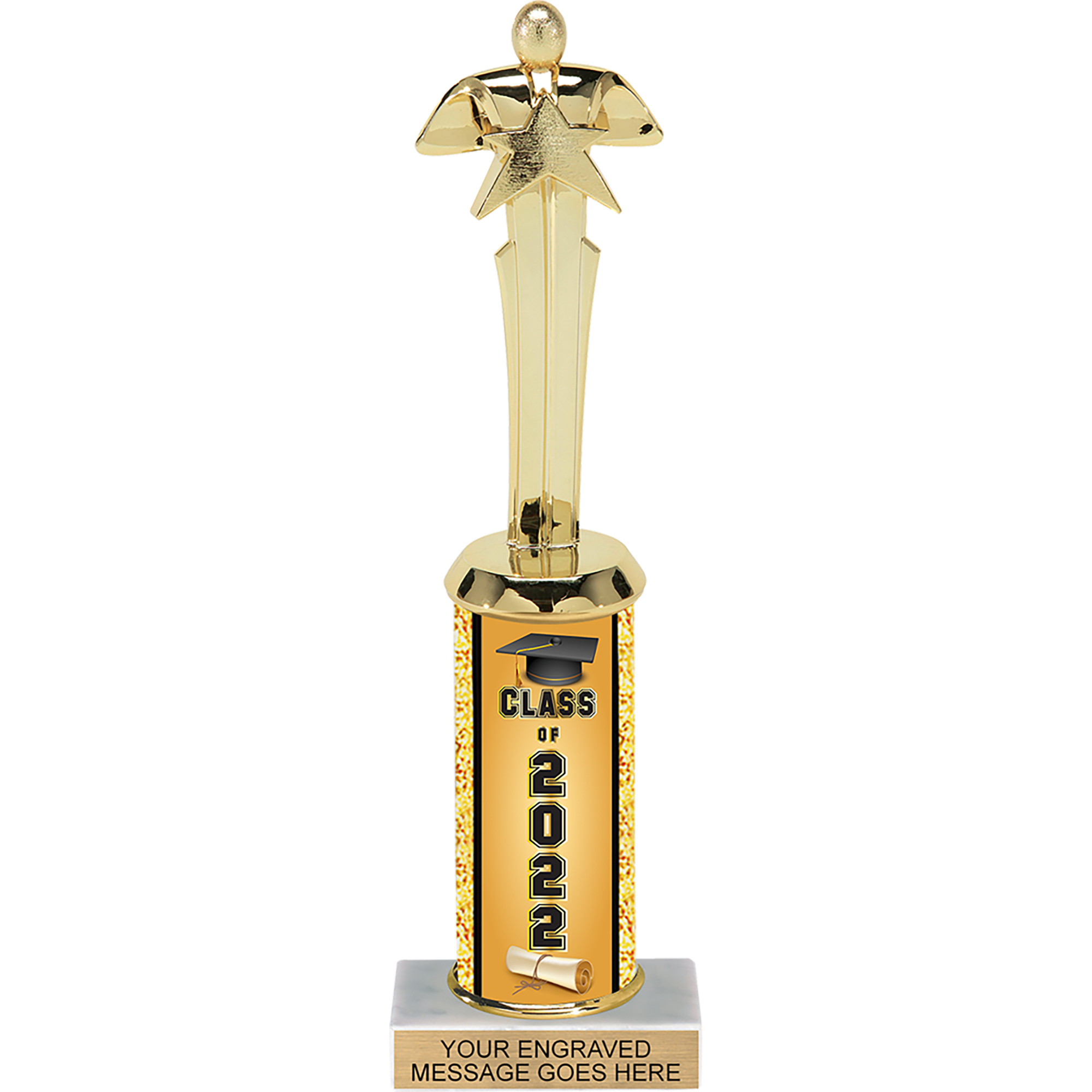 10 inch Class of 2022 Column Trophy