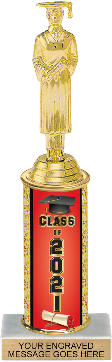 Class of 2021 Column Trophy - 10 inch