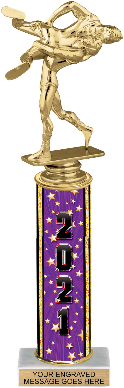 Year 12 inch Comic Stars Column Trophy