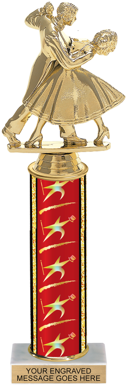 Star Dancer 12 inch Column Trophy