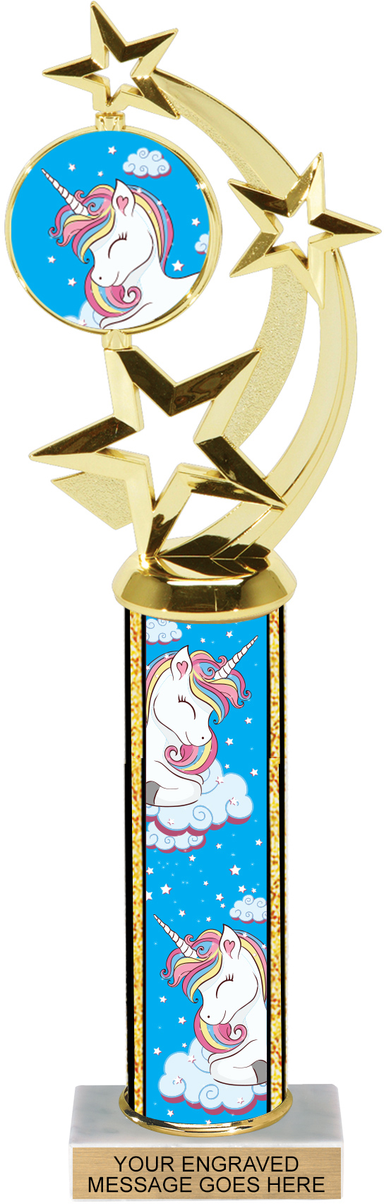 Unicorn Insert Trophy - 12 inch