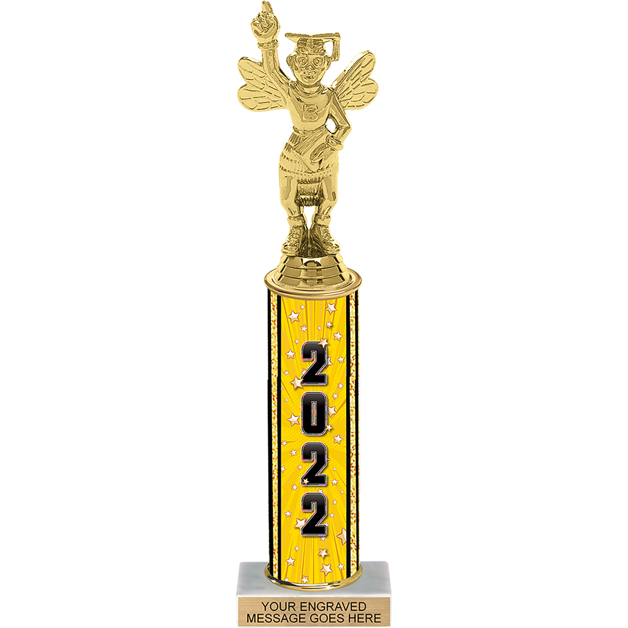 12 inch Year Comic Stars Column Trophy