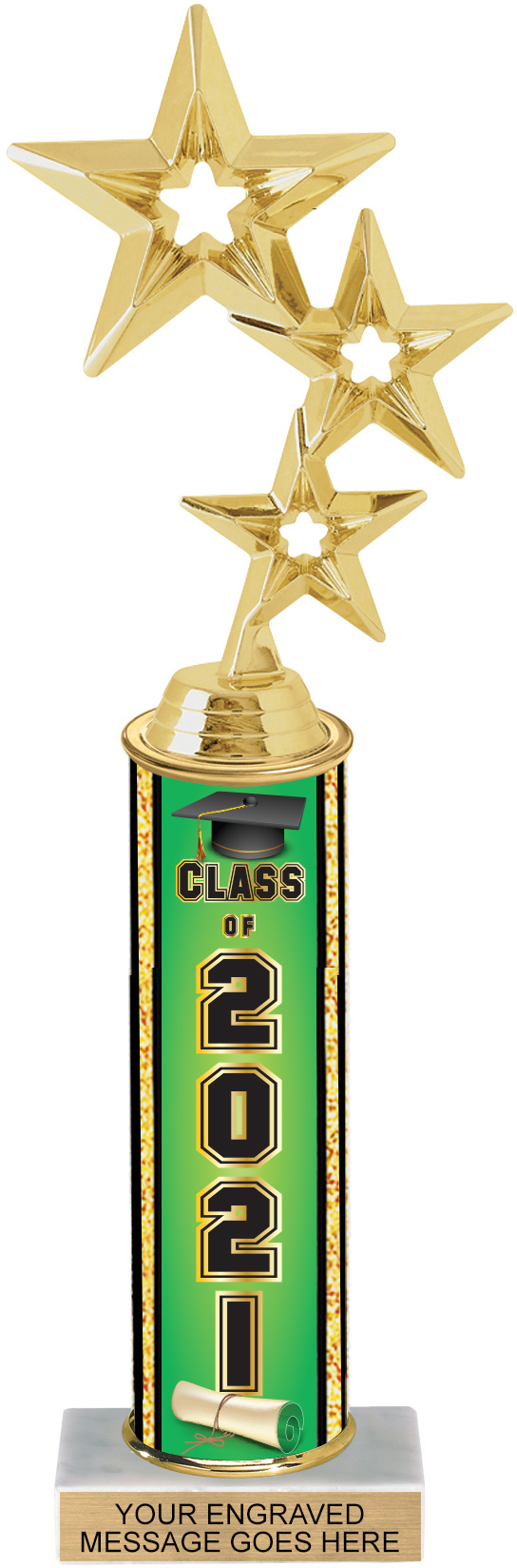 12 inch Class of 2021 Trophy