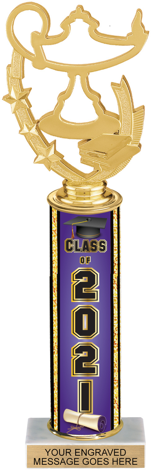 Class of 2021 12 inch Column Trophy